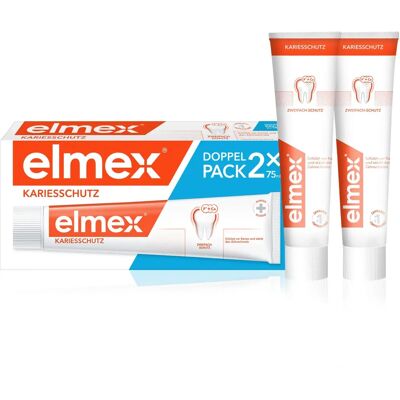 Elmex Pasta de Dente Prevenção de Cáries - Proteção contra Cáries (2x75ml) Elmex Pasta de Dente Prevenção de Cáries - Proteção contra Cáries (2x75ml)