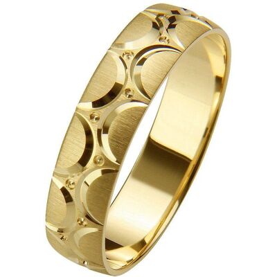 Firetti Gold 375 Hochzeitsring 5mm - Ohne Diamant Firetti Gold 375 Hochzeitsring 5mm - Ohne Diamant