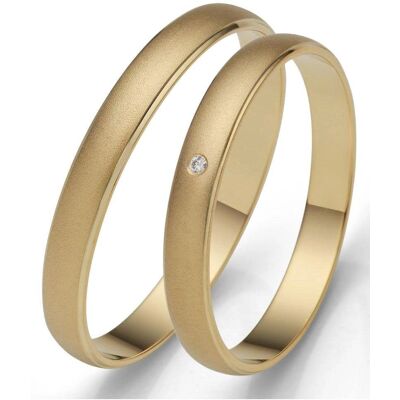 FIRETTI Verlobungsring - Gold 375 0,005 ct Diamant SI Klar Rundschliff FIRETTI Verlobungsring - Gold 375 0,005 ct Diamant SI Klar Rundschliff