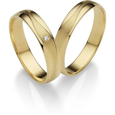 FIRETTI Gold 375 Engagement Ring Love - Ring FIRETTI Gold 375 Engagement Ring Love - Ring