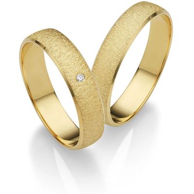 FIRETTI Gold Verlobungsring Liebe - Ehering FIRETTI Gold Verlobungsring Liebe - Ehering