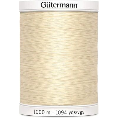 Fil à coudre polyester Gutermann Sew All - 414 - 1000 mètres - Publicité Fil à coudre polyester Gutermann Sew All - 414 - 1000 mètres - Publicité