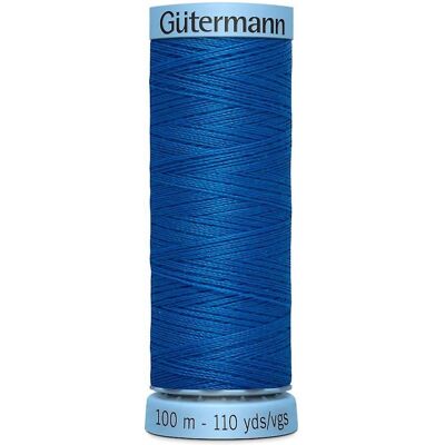 Fil en soie pure Gutermann 100m - fil à coudre en soie - Publicité Fil en soie pure Gutermann 100m - fil à coudre en soie - Publicité