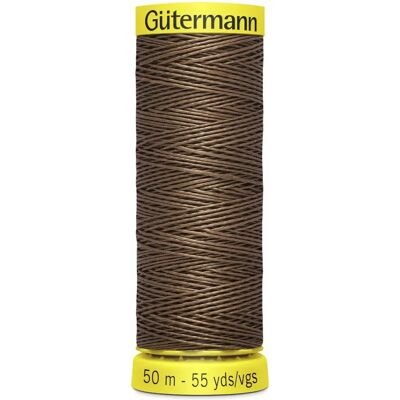 Gutermann Waxed Linen Thread - Strong Natural Fiber Hand Sewing - 50m Gutermann Waxed Linen Thread - Strong Natural Fiber Hand Sewing - 50m