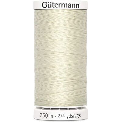Gutermann Sew All Polyester Sewing Thread 802 - 250 Metres Gutermann Sew All Polyester Sewing Thread 802 - 250 Metres
