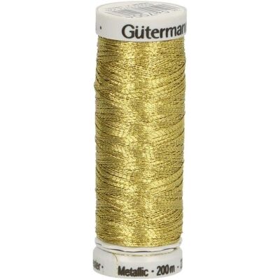 Fil à Broderie Métallique Gutermann - 200m - Fil à Broderie - Publicité Fil à Broderie Métallique Gutermann - 200m - Fil à Broderie - Publicité