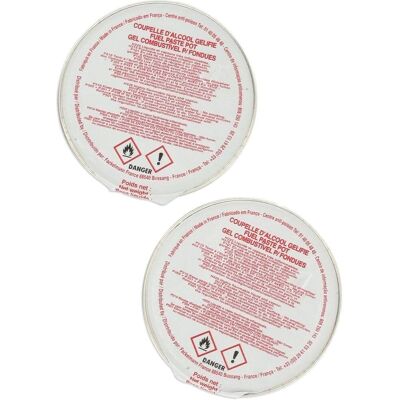 Gobelets d'alcool gélifié Fackelmann - 2 pièces - Publicité Gobelets d'alcool gélifié Fackelmann - 2 pièces - Publicité