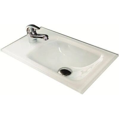 Fackelmann SBC Badezimmer Set - 45cm, Glaswaschbecken Fackelmann SBC Badezimmer Set - 45cm, Glaswaschbecken