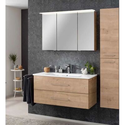 FACKELMANN Waschtisch B.Perfekt - Wandhängend, 103cm, Braun, Keramikwaschbecken FACKELMANN Waschtisch B.Perfekt - Wandhängend, 103cm, Braun, Keramikwaschbecken
