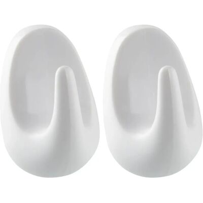 Crochets Muraux Fackelmann 20701 - Plastique, Blanc, 5 cm Crochets Muraux Fackelmann 20701 - Plastique, Blanc, 5 cm