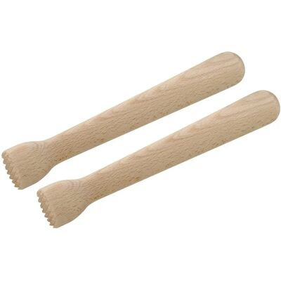 FM Professional Wooden Cocktail Muddler Set - 22cm FM Professional Wooden Cocktail Muddler Set - 22cm