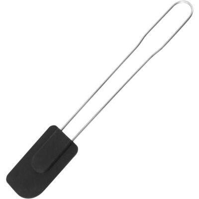 Espátula em silicone preta FMprofessional com aço inoxidável - Cozinha, Confeitaria Espátula em silicone preta FMprofessional com aço inoxidável - Cozinha, Confeitaria