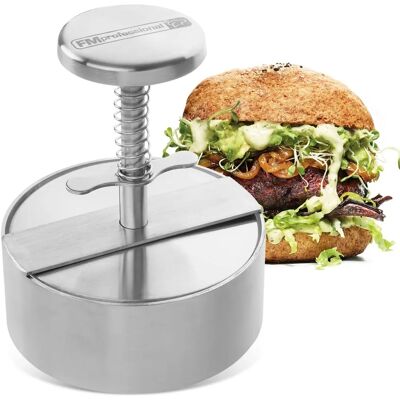FM Professional Edelstahl Hamburgerpresse - 11x11x14 cm - Produkttyp FM Professional Edelstahl Hamburgerpresse - 11x11x14 cm - Produkttyp