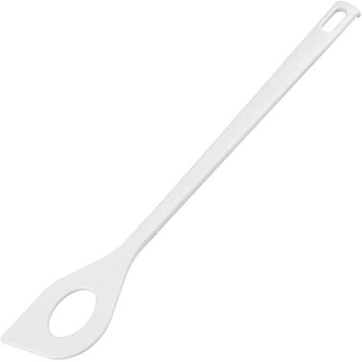 FACKELMANN 24279 Colher com orifício branca - Utensílio de cozinha FACKELMANN 24279 Colher com orifício branca - Utensílio de cozinha