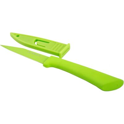 Fackelmann 27104 Keukenzwaard - RVS, Groen, 8cm Lemmet Fackelmann 27104 Keukenzwaard - RVS, Groen, 8cm Lemmet