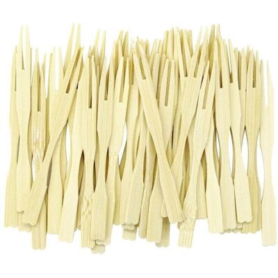 Fackelmann 30177 Spiedini di Bambù Forma di Forchetta Fackelmann 30177 Spiedini di Bambù Forma di Forchetta