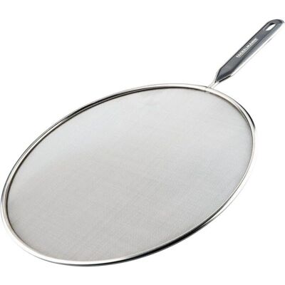 Protection anti-projections en acier inoxydable Fackelmann - 28 cm - Publicité Protection anti-projections en acier inoxydable Fackelmann - 28 cm - Publicité