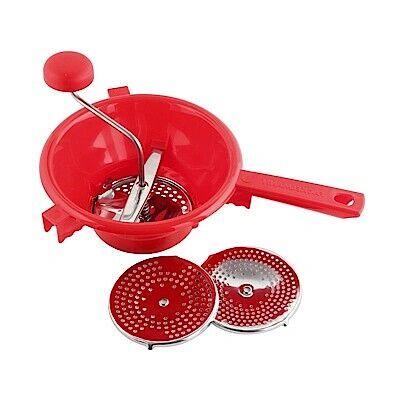 Fackelmann 42408 Rallador Manual - Acero inoxidable, Rojo - Rallador/espiralizador Fackelmann 42408 Rallador Manual - Acero inoxidable, Rojo - Rallador/espiralizador