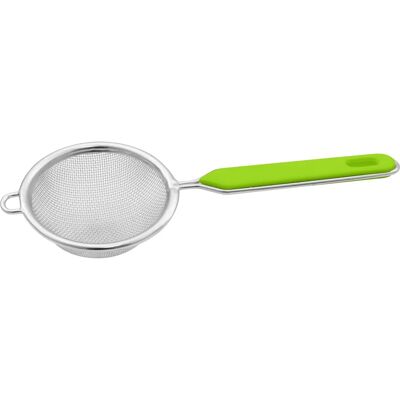 Tamis en acier inoxydable Fackelmann - Vert/Argent - 18,5cm Tamis en acier inoxydable Fackelmann - Vert/Argent - 18,5cm