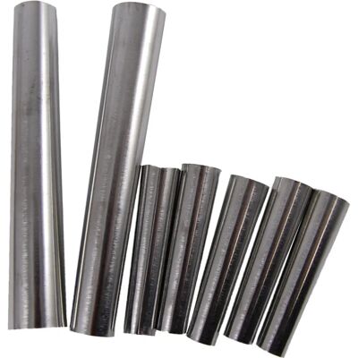 ZENKER 42957 Conjunto de Moldes de Aço para Cannoli - Várias Tamanhos ZENKER 42957 Conjunto de Moldes de Aço para Cannoli - Várias Tamanhos
