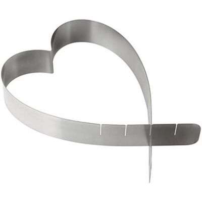 Zenker Anneau à Gâteau en Forme de Cœur Réglable - Accessoire de Cuisson Zenker Anneau à Gâteau en Forme de Cœur Réglable - Accessoire de Cuisson
