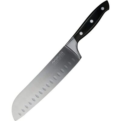 Couteau Santoku Trinity Premium - Lame en acier inox de 20cm - Couteau de cuisine Couteau Santoku Trinity Premium - Lame en acier inox de 20cm - Couteau de cuisine