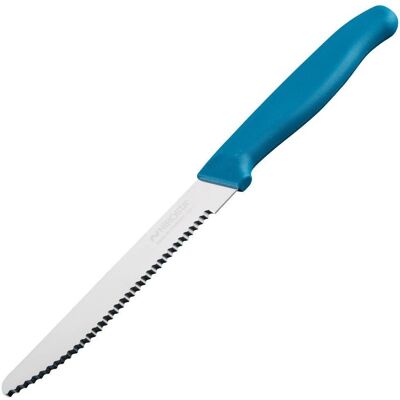 Couteau de Cuisine à Denture Elemental Nirosta 11cm - Bleu Couteau de Cuisine à Denture Elemental Nirosta 11cm - Bleu