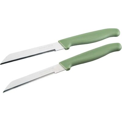 Nirosta Elemental Groentemesset - 2 stuks, groen Nirosta Elemental Groentemesset - 2 stuks, groen