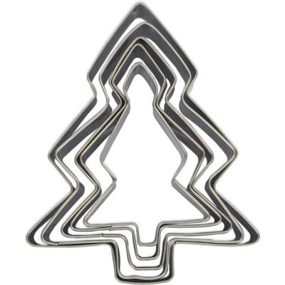 Zenker Weihnachtsbaum-Ausstechformen-Set - Edelstahl, Verschiedene Größen Zenker Weihnachtsbaum-Ausstechformen-Set - Edelstahl, Verschiedene Größen