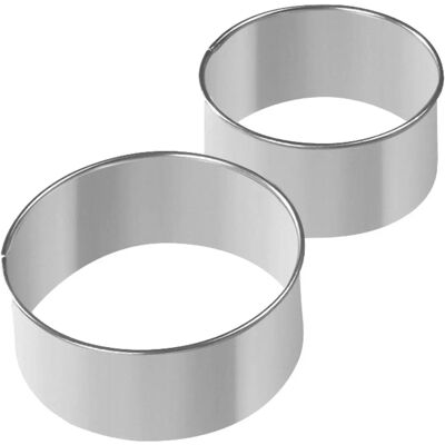 Zenker Modèle 44870 - Emporte-pièces ronds en acier inoxydable - Set de 2 Zenker Modèle 44870 - Emporte-pièces ronds en acier inoxydable - Set de 2