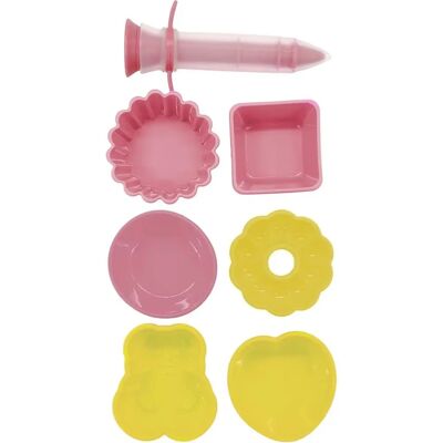Set di Utensili da Pasticceria per Bambini - Fackelmann con Stampi e Penna Set di Utensili da Pasticceria per Bambini - Fackelmann con Stampi e Penna