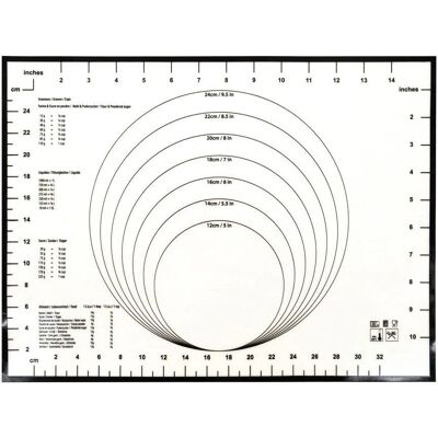 Zenker 44899 Wiederverwendbare Silikon-Backmatte - Backzubehör Zenker 44899 Wiederverwendbare Silikon-Backmatte - Backzubehör