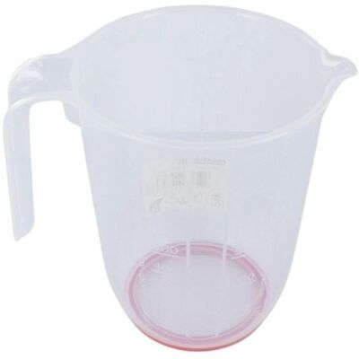Tazza con Misurino in Plastica Trasparente 1 litro Fackelmann Tazza con Misurino in Plastica Trasparente 1 litro Fackelmann