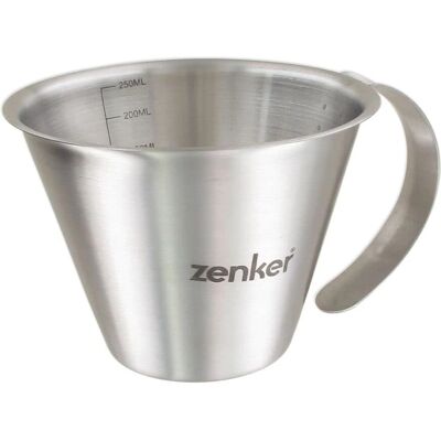 Zenker Maatbeker - 250ml Rvs Keukengerei Zenker Maatbeker - 250ml Rvs Keukengerei
