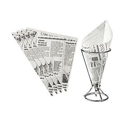 Fackelmann 49345 - Cones de papel multicolor & suporte Fackelmann 49345 - Cones de papel multicolor & suporte