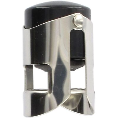 Tappo Champagne in Acciaio Inox Fackelmann - Mantiene le Bolle Tappo Champagne in Acciaio Inox Fackelmann - Mantiene le Bolle