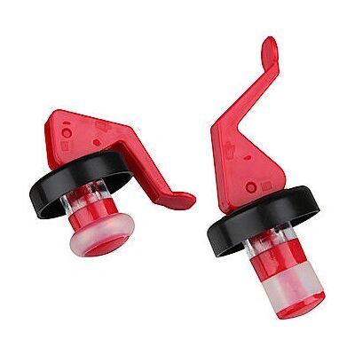 Fackelmann 49569 Ouvre-bouteilles - Set de 2 bouchons à levier réutilisables Fackelmann 49569 Ouvre-bouteilles - Set de 2 bouchons à levier réutilisables