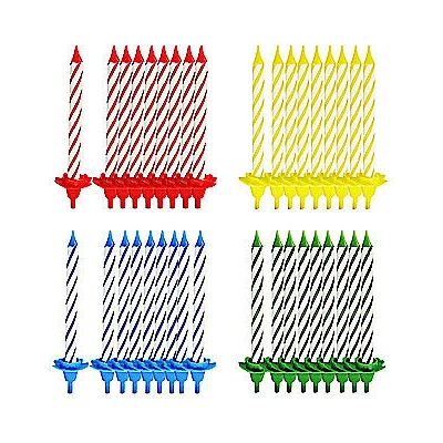 Fackelmann 52508 Candle/Sparkler - Multi-color - 60 pcs Fackelmann 52508 Candle/Sparkler - Multi-color - 60 pcs