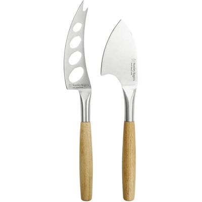 Stanley Rogers Käsemesser-Set für Weich- und Hartkäse - 2-teilig Stanley Rogers Käsemesser-Set für Weich- und Hartkäse - 2-teilig