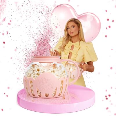 Paris Hilton Microwave Popcorn Maker - 3L Stylish Kitchen Gift Paris Hilton Microwave Popcorn Maker - 3L Stylish Kitchen Gift