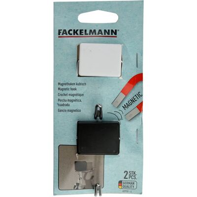 Fackelmann Magnetische Wandhaken Set - 2 Stuks Fackelmann Magnetische Wandhaken Set - 2 Stuks