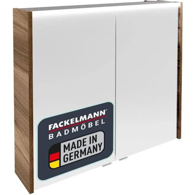 Fackelmann Marke VERONA LED Spiegelschrank 80 cm - Badezimmer Möbel Fackelmann Marke VERONA LED Spiegelschrank 80 cm - Badezimmer Möbel
