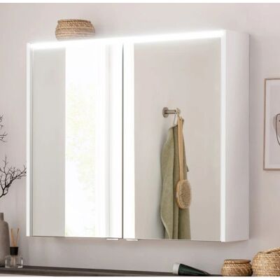 Fackelmann Verona LED-Spiegelschrank 80 cm - Badmöbel Fackelmann Verona LED-Spiegelschrank 80 cm - Badmöbel