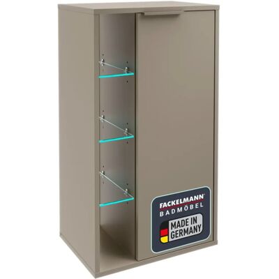 FACKELMANN Fackelmann B.PARIS Badschrank - 47cm, Grau, Rechtsanschlag FACKELMANN Fackelmann B.PARIS Badschrank - 47cm, Grau, Rechtsanschlag