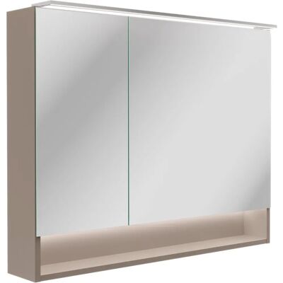 FACKELMANN Fackelmann B.Paris LED-Spiegelschrank - 90cm Grau FACKELMANN Fackelmann B.Paris LED-Spiegelschrank - 90cm Grau