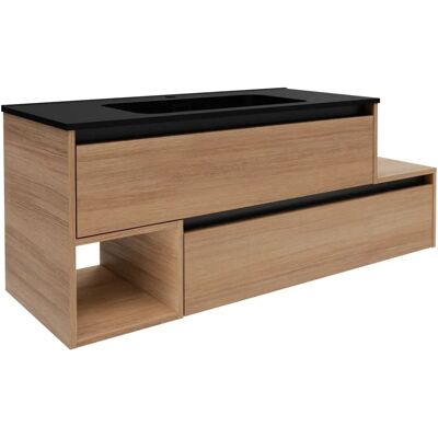 FACKELMANN - VITA - Summer Oak - Braun - Waschtischunterbau FACKELMANN - VITA - Summer Oak - Braun - Waschtischunterbau