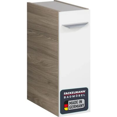 FACKELMANN Luxor Łazienkowa Szafka - Montaż na ścianie, Biały, Szklana półka FACKELMANN Luxor Łazienkowa Szafka - Montaż na ścianie, Biały, Szklana półka