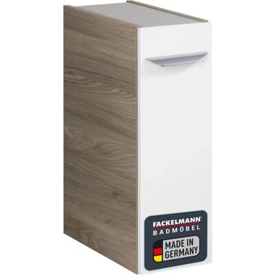 FACKELMANN Weiß 20cm Badezimmer Unterschrank mit Apothekerauszug - Badmöbel FACKELMANN Weiß 20cm Badezimmer Unterschrank mit Apothekerauszug - Badmöbel