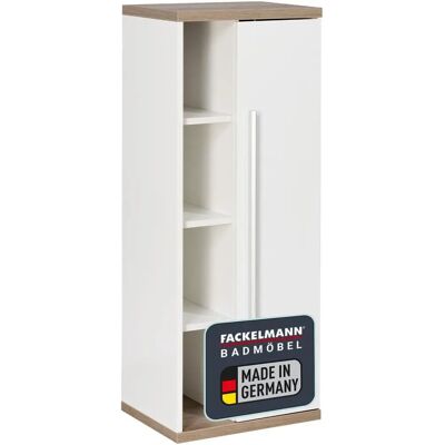 FACKELMANN Stanford Midischrank - Rechts Tür Weiß Badezimmermöbel FACKELMANN Stanford Midischrank - Rechts Tür Weiß Badezimmermöbel