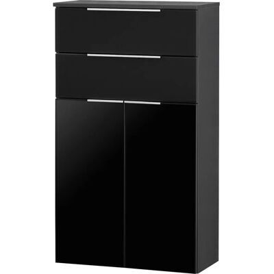 FACKELMANN Kara Hängeschrank - 61cm, Anthrazit - Badmöbel FACKELMANN Kara Hängeschrank - 61cm, Anthrazit - Badmöbel